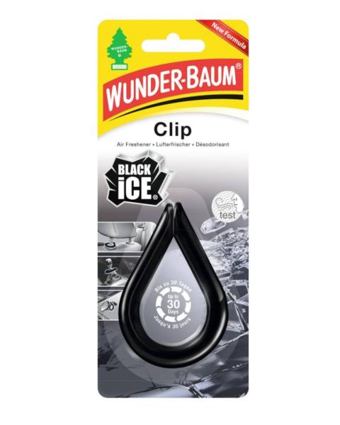 Autoduft / Lufterfrischer  Wunder-Baum Clip Black ICE